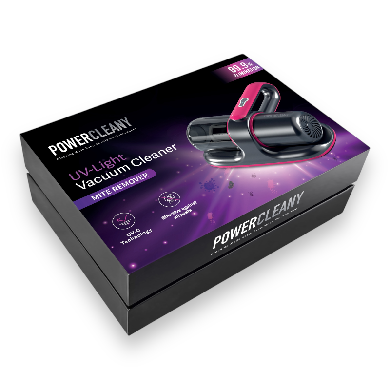 POWERCLEANY® ULTRAVIOLETT STAUBSAUGER - MATRATZENREINIGER - MILBENSAUGER