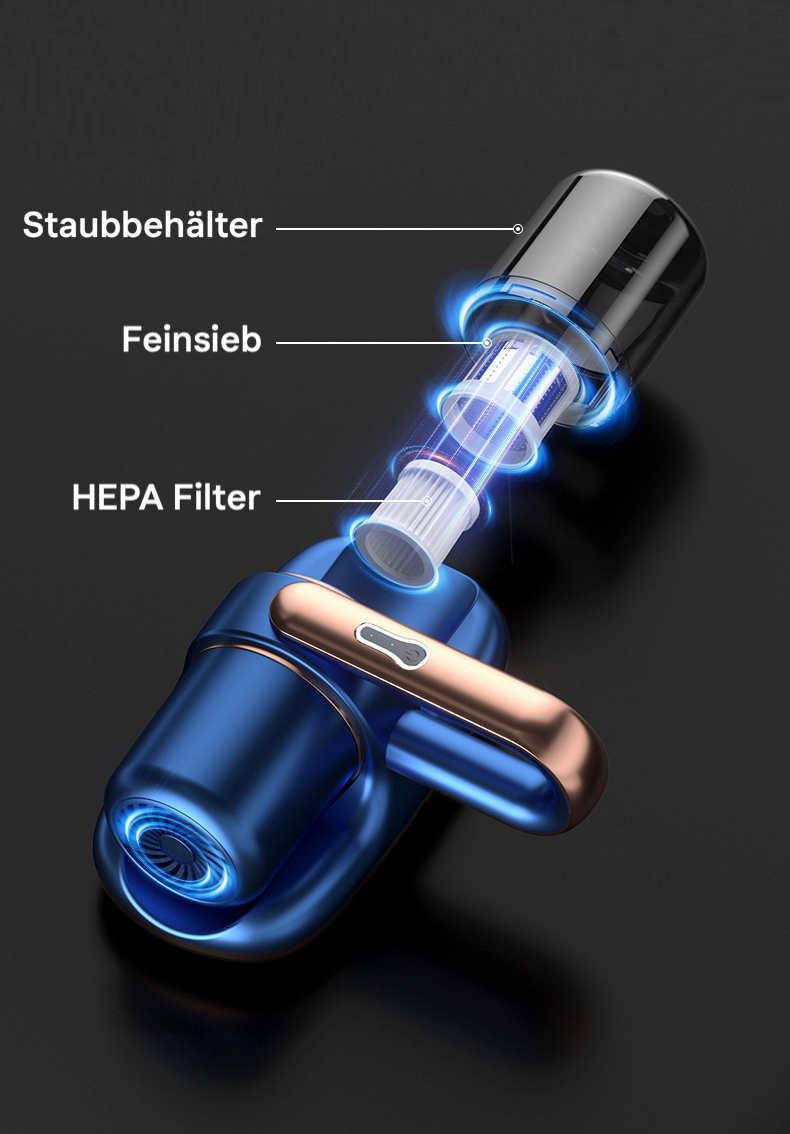 POWERCLEANY® ULTRAVIOLETT STAUBSAUGER - MATRATZENREINIGER - MILBENSAUGER