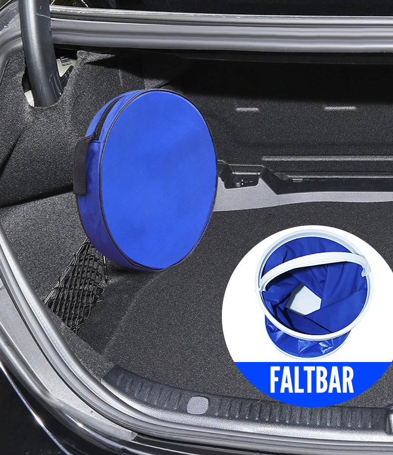 FALTBARER EIMER FÜR AUTOWÄSCHE UND MEHR