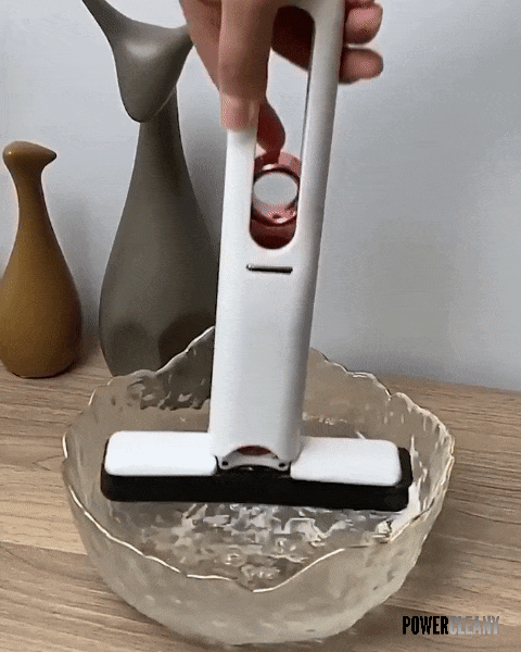 DOPWii Wischmopp Mini-Mopp,Tragbar Selbstpressung Wasser Wischer Mop,mit 1  Moppkopf